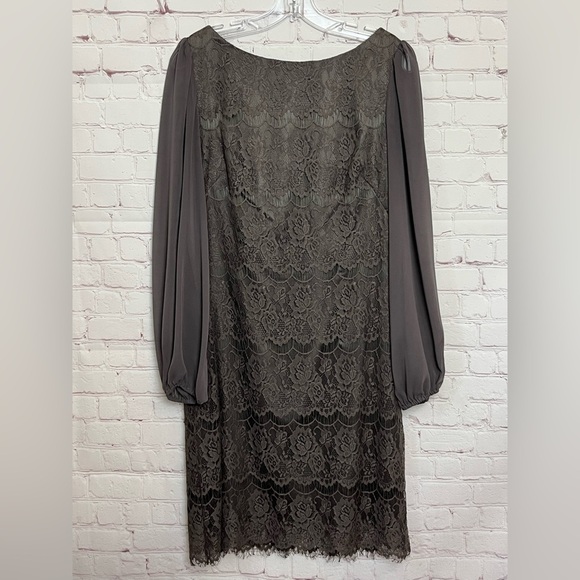 Eliza J Lace Overlay Mini Dress - Picture 2 of 14